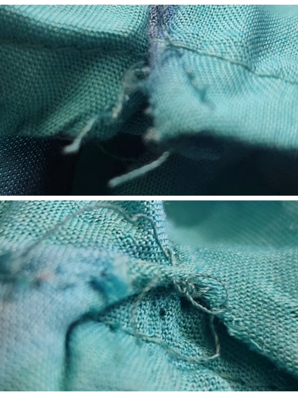 Soft Surroundings Turquoise and Navy Tie-Dye Midi/maxiDress Size 1x - Picture 7 of 7